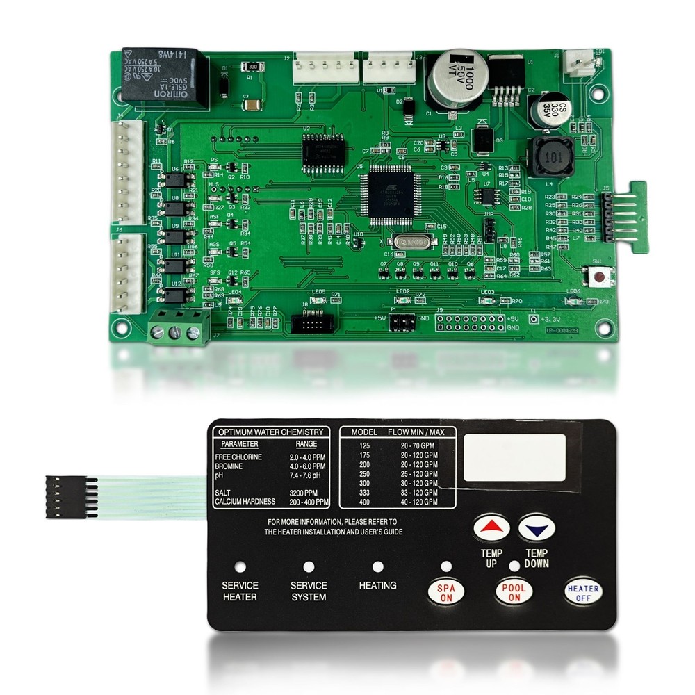 42002-0007S Control Board Kit Replacement for Most Pentair MasterTemp Sta-Rite M