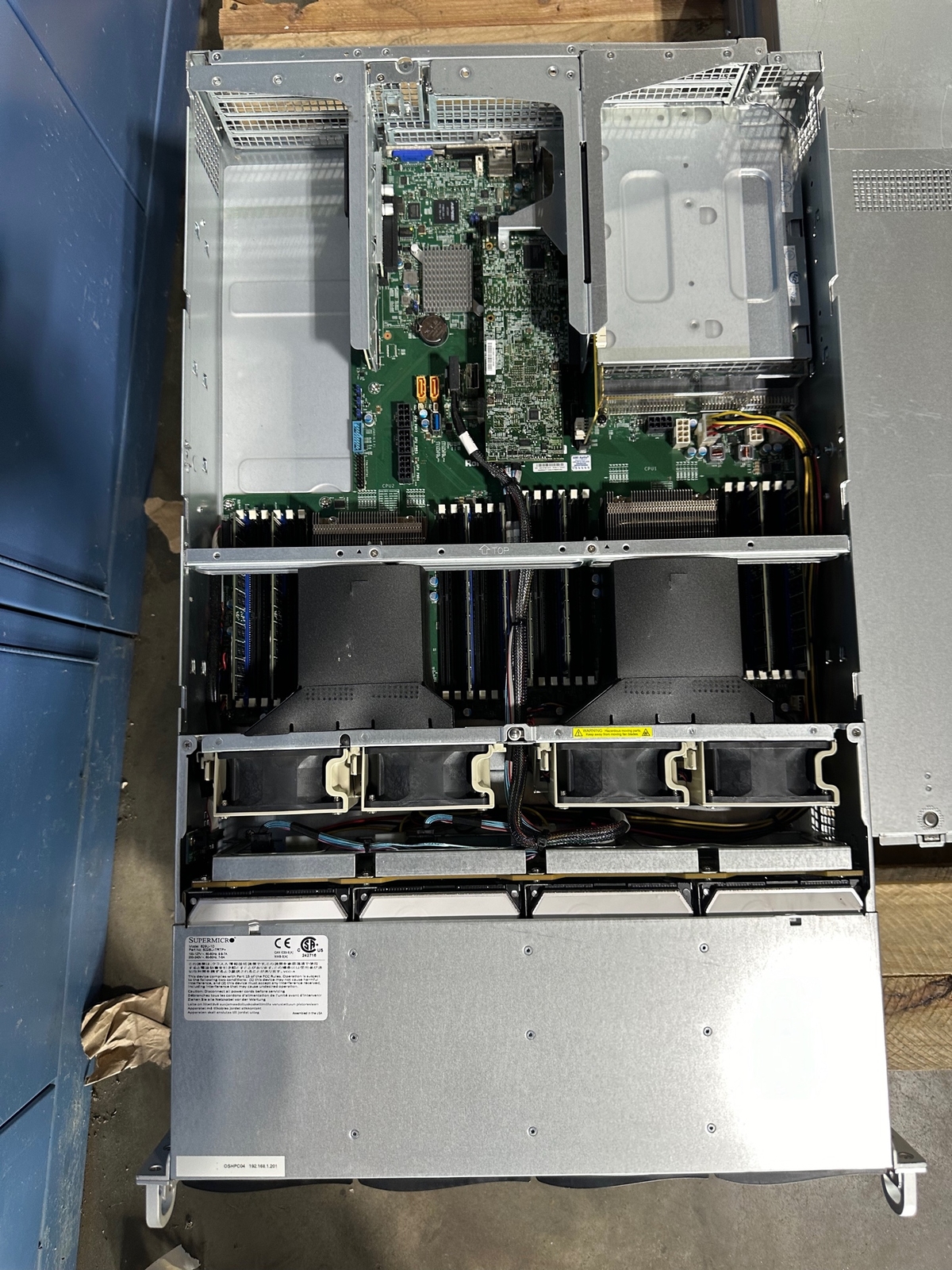 SUPERMICRO 829U-10 Server w/ 12x 6TB HDD HGST 0F18335 6028U-TRTP+ 128GB RAM #2