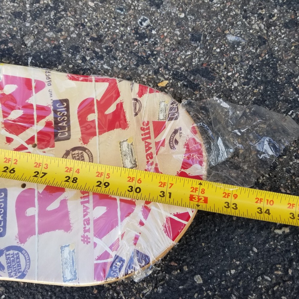 Raw Rolling Papers Skateboard Deck Still in the Plastic NEW