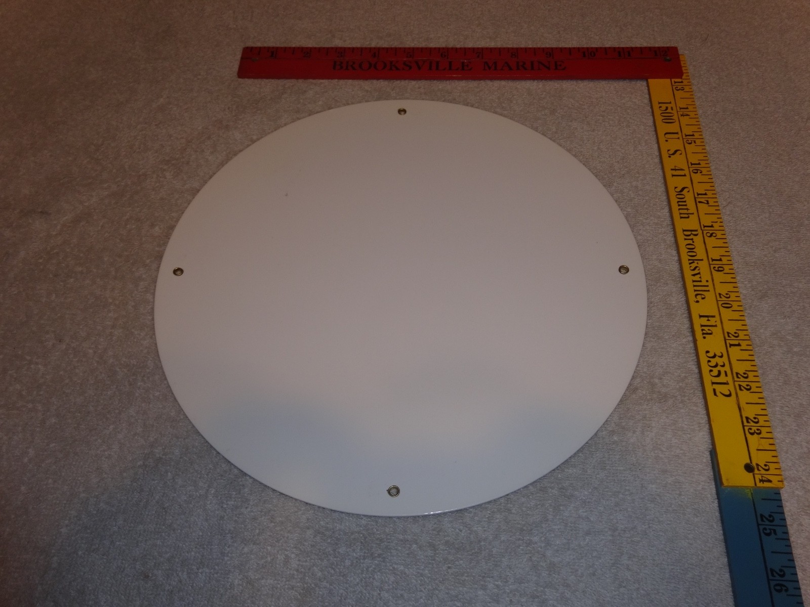 VINTAGE FLYING A ETHYL GASOLINE 11 3/4" PORCELAIN METAL SERVICE STATION OIL SIGN