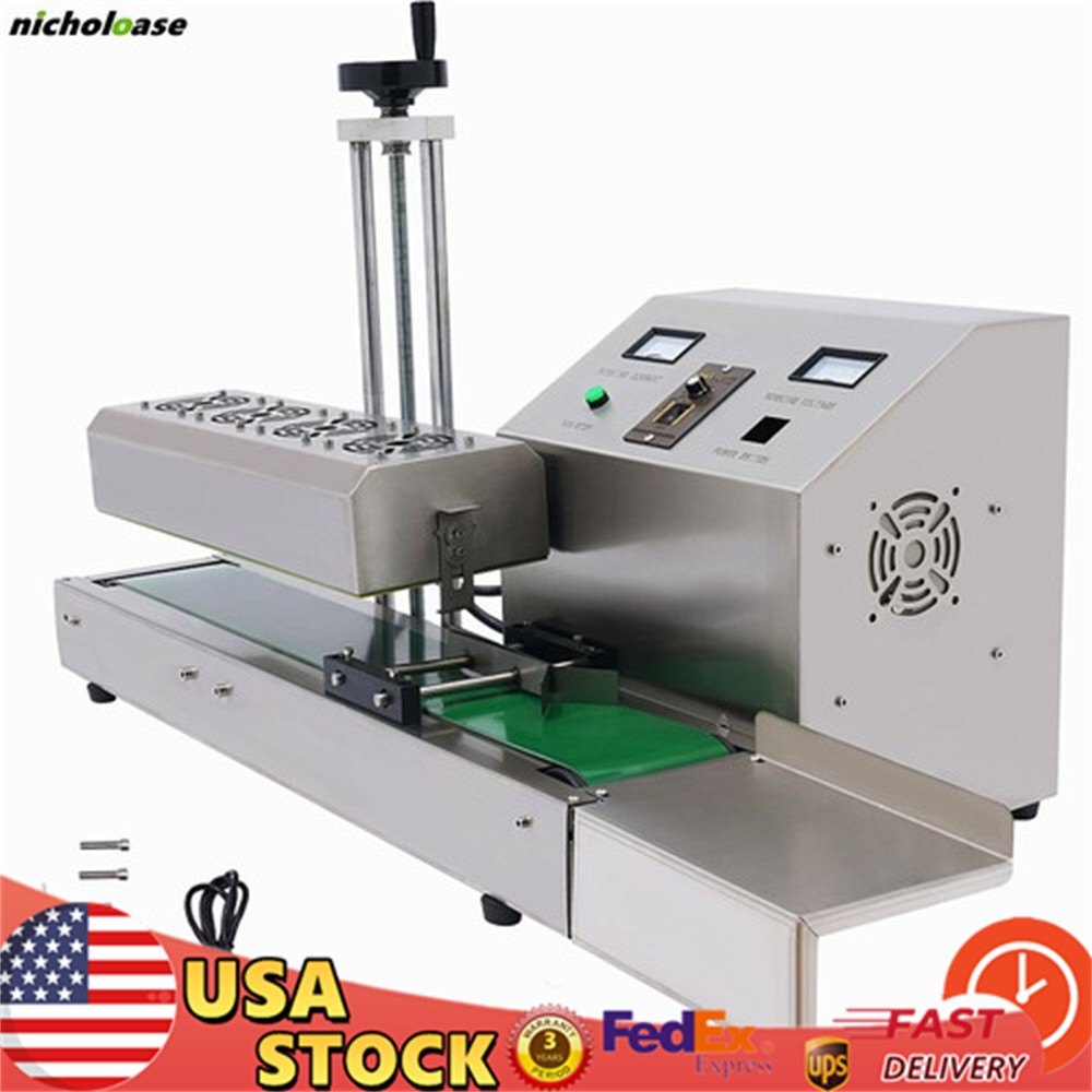 Continuous Induction Sealing Machine LX6000 20-100mm Bottle Cap Automatic Sealer