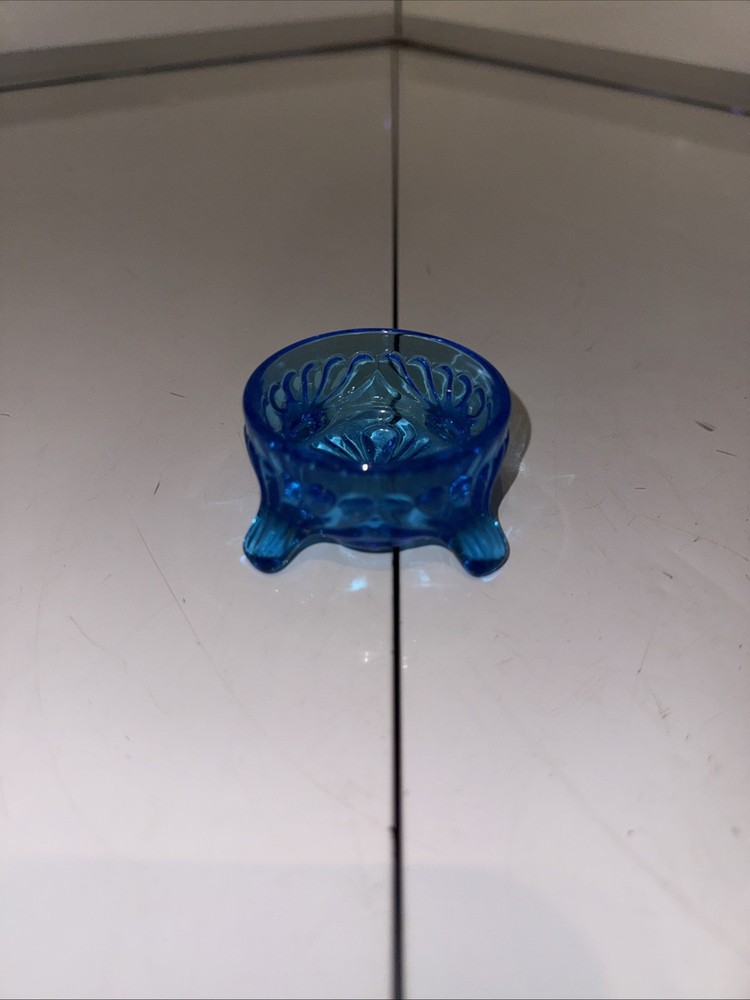 Imperial Glass CAPRICE BLUE SALT Dish