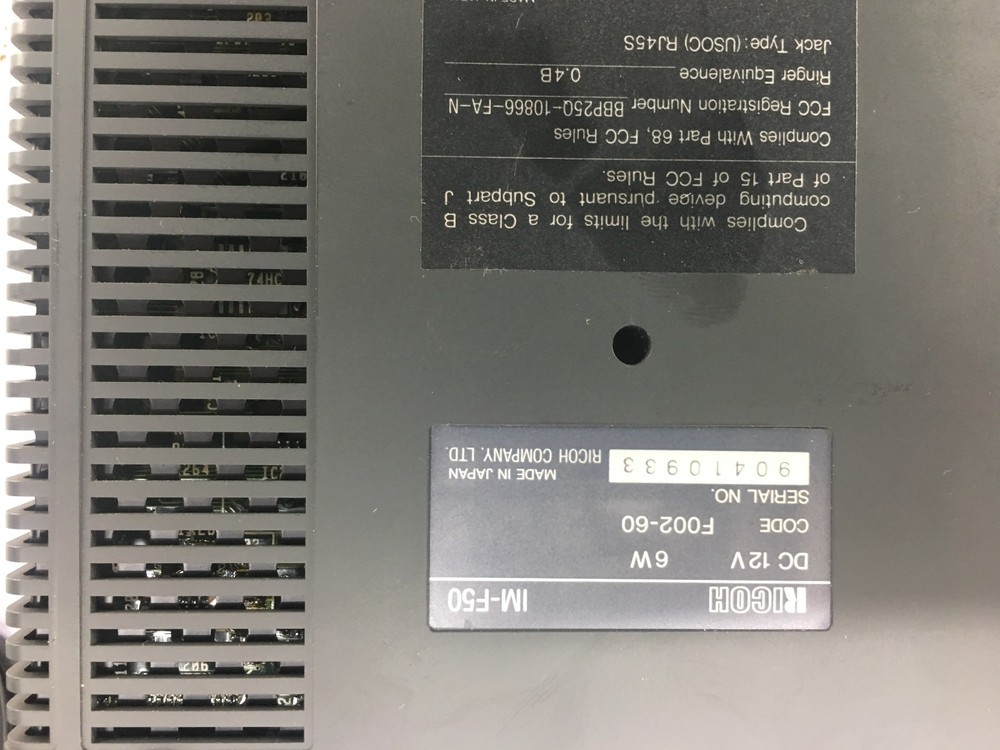 Ricoh IM-F50 Portable Digital System