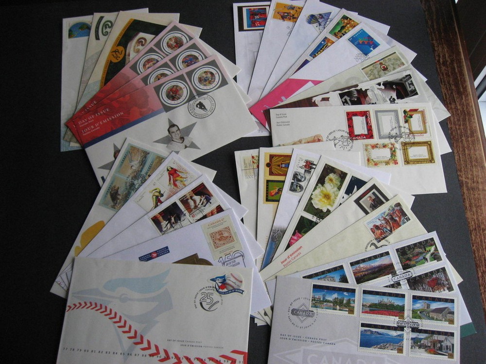 CANADA 27 different FDCs from 2001 a nice group here! PLZ read description!