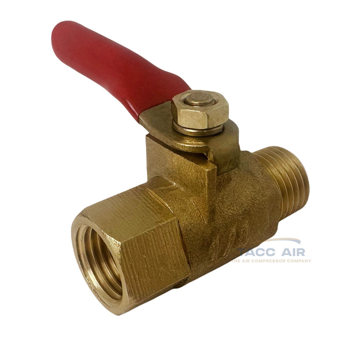 1/4" Female X 1/4" Male NPT Ball Valve Shut Off Water Air Tank Drain Brass