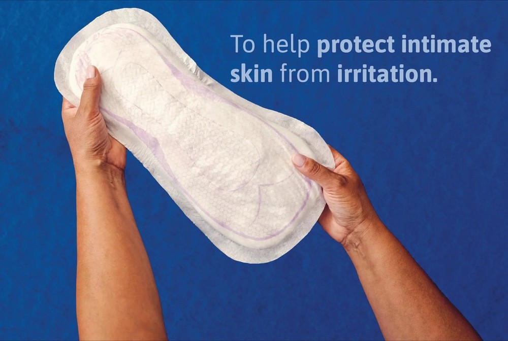 Sensitive Care Extra Coverage Moderate Absorbency Incontinence Pad,Long,180Count