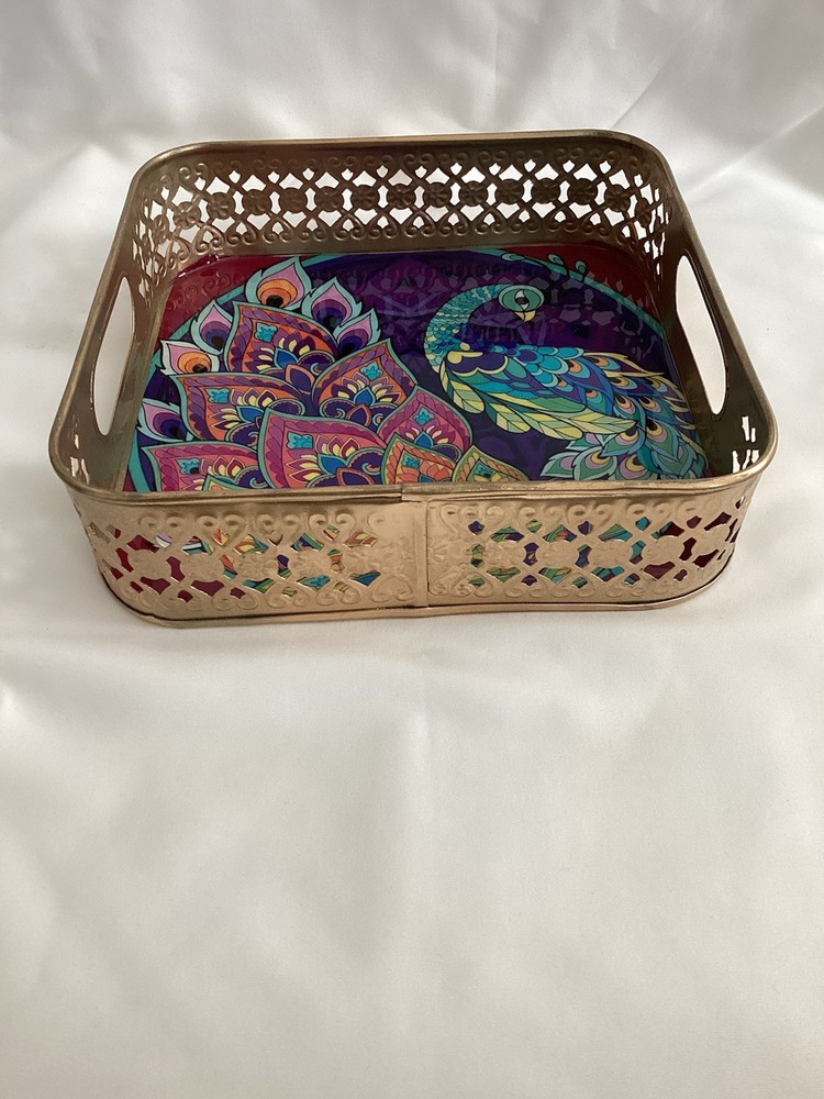 Pichwai Tray 8x8x2