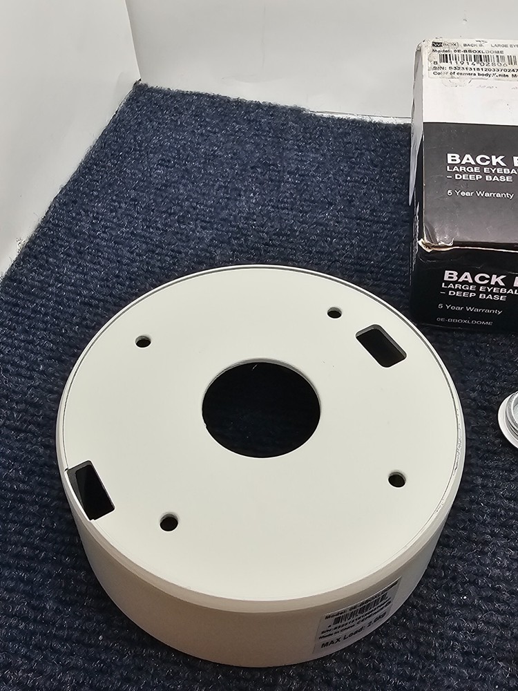 (QTY 3) W Box 0E-BBOXLDOME Large Eyeball Camera Back Box