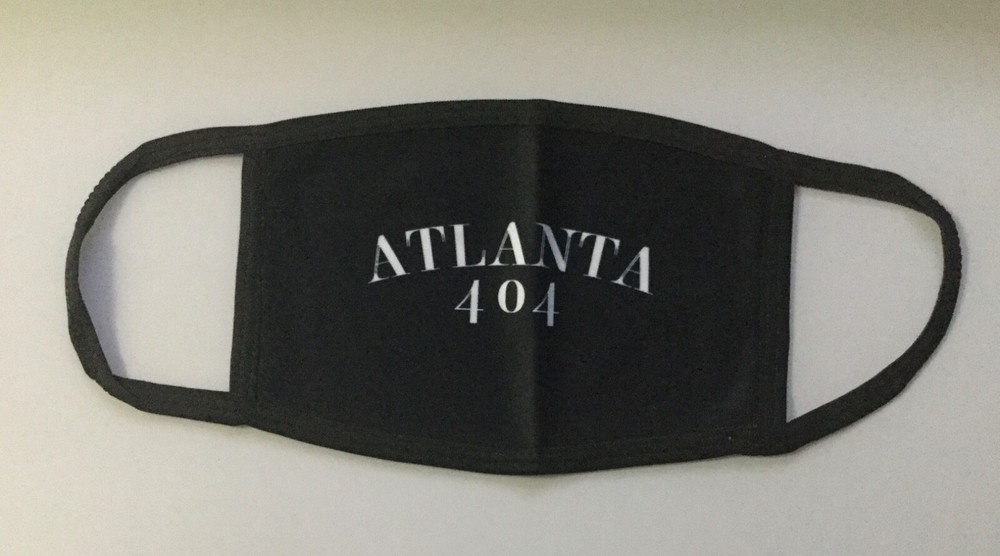 Atlanta 404 Area Code Face Mask