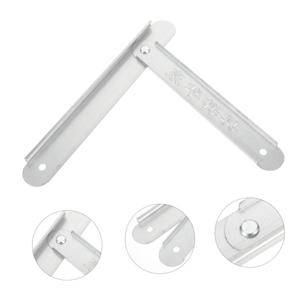 2 PCS Step Ladder Hinges Replacement Kit Tie Rods Attic Accessories