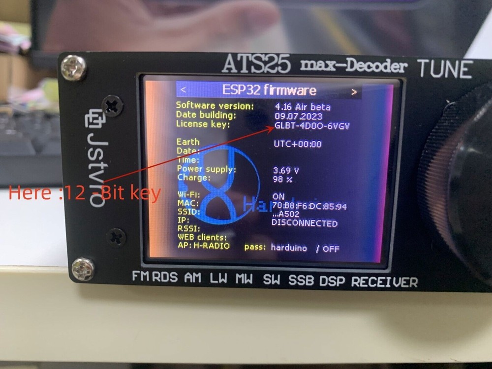 ATS-25max-Decoder Si4732 Full-Band Radio Rece-iver DSP FM LW New Code