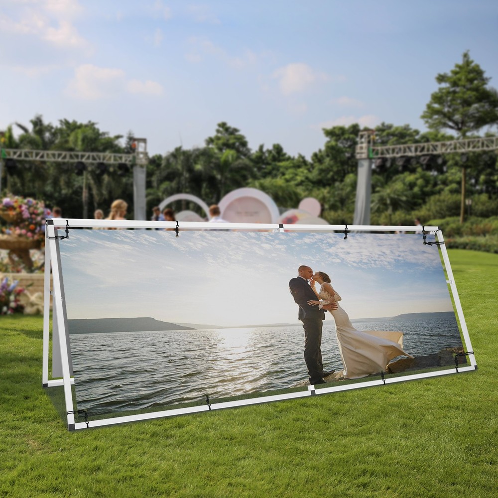 A-Frame Double-Sided Poster Stand for Effective Display, Portable & Durable