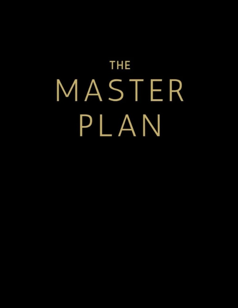 The Master Plan: Journal Notebook, 8.5" x 11" 110 Pages