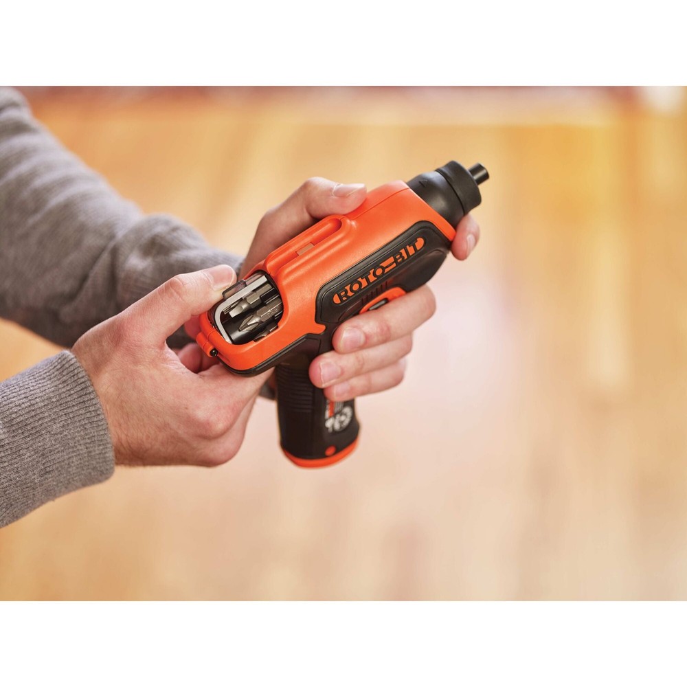 BLACK+DECKER 4V Max Cordless Screwdriver With Bit Storage - BDCS50C