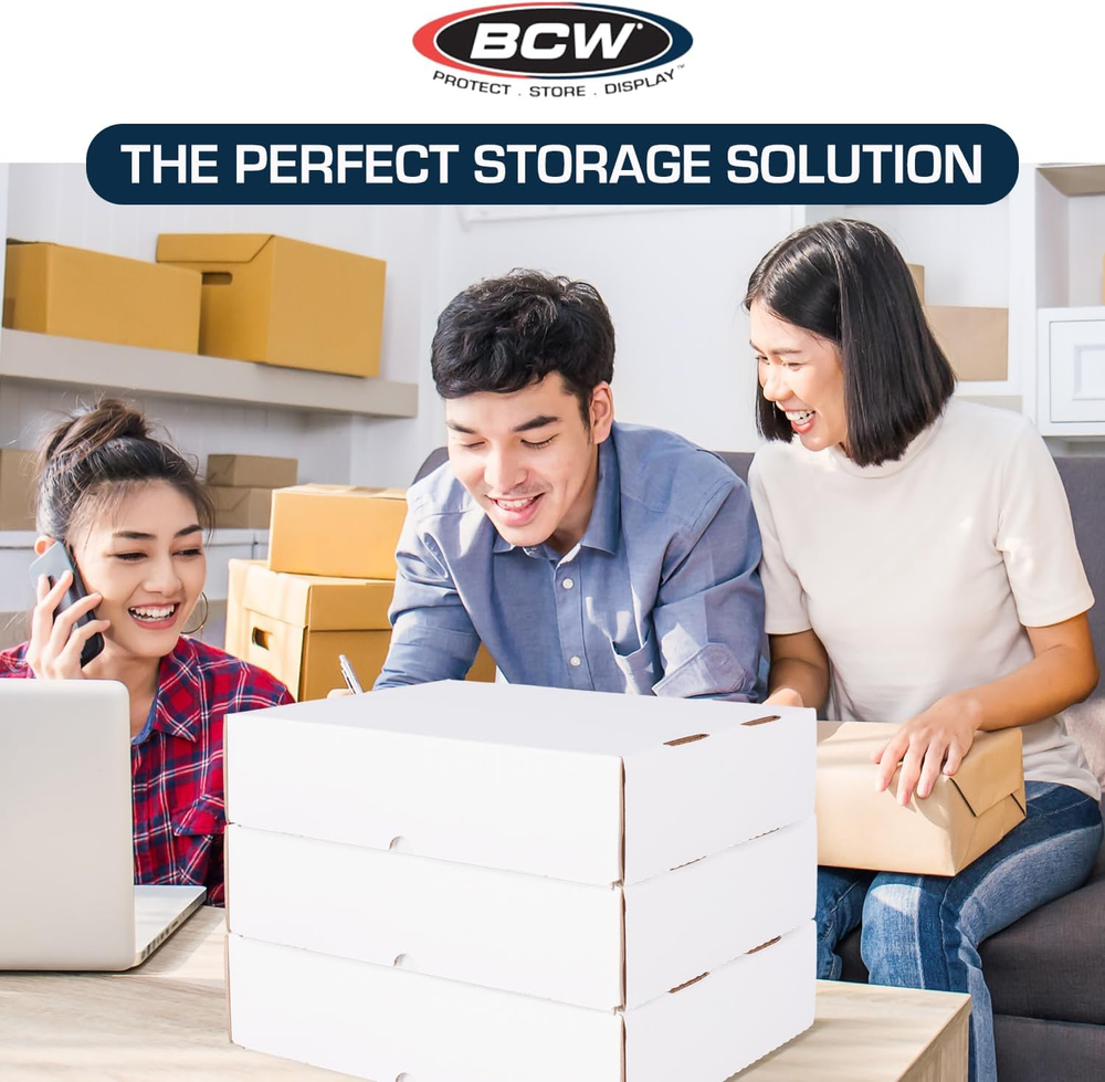 3200 Count Storage Box (Full Lid) -5Ct | Cardboard Storage Solution for Trading