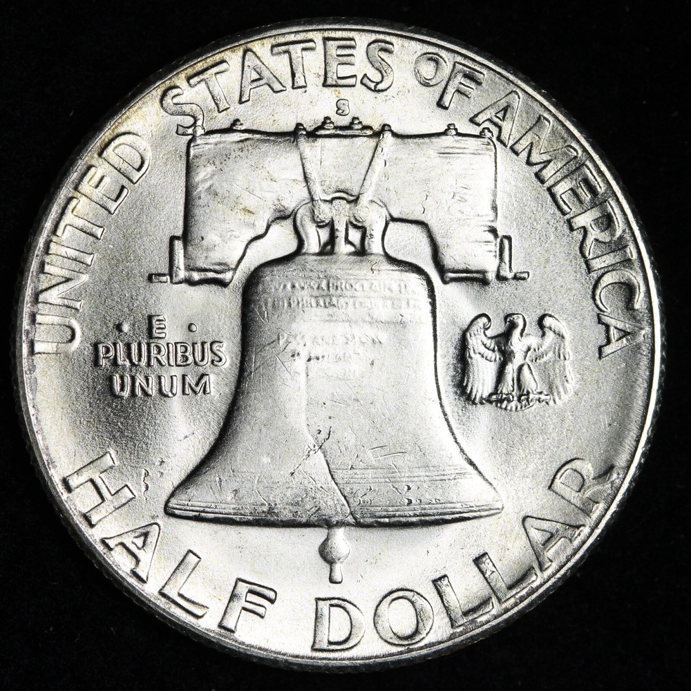 1949-S Franklin Silver Half Dollar BU *UNCIRCULATED* MS E361 JFM