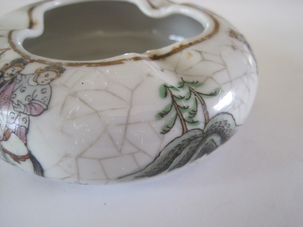 Oriental Macau Ashtray Dish 4" x 1.5"