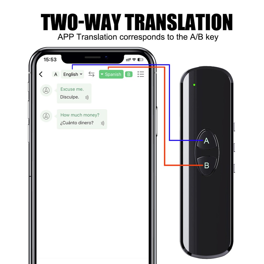 New Handheld Language Translator Device with 137 Languages Voice Translating