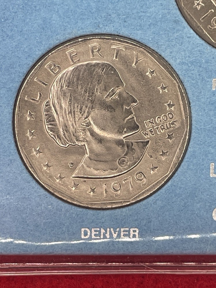 🌴 Susan B. Anthony 'First Year' 1979 All Mint Dollar Set