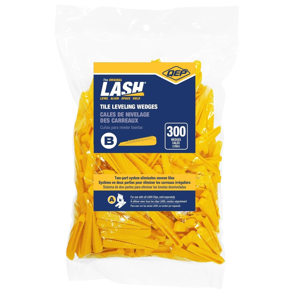 QEP LASH Tile Leveling System, Part B, Wedges (300 Pack)
