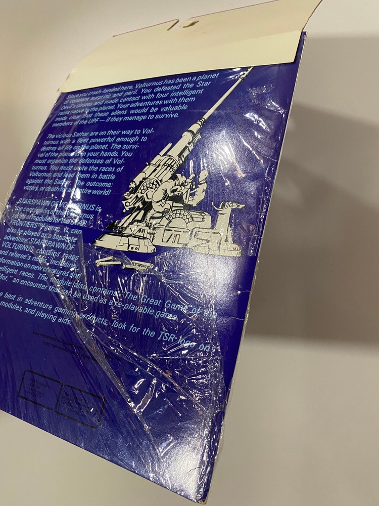 Star Frontiers Header Module Shrink is Torn