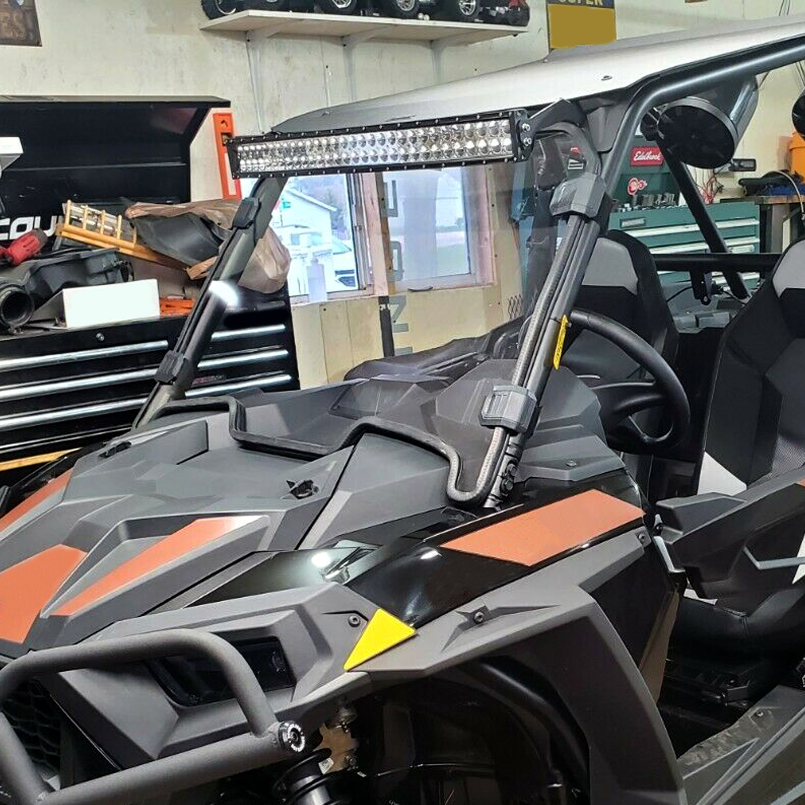 Front Full Windshield Scratch Resistant For 2019-23 Polaris RZR XP 4 1000 Turbo