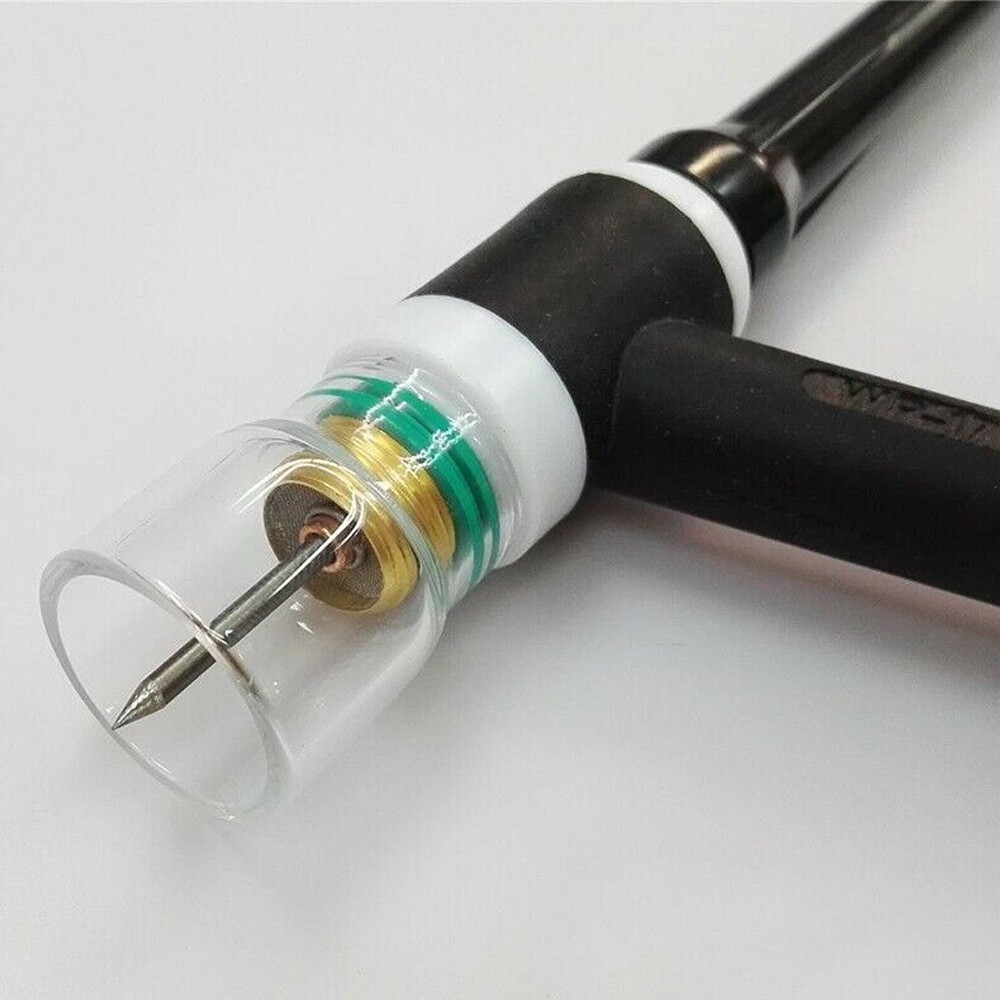 TIG Welding Torch,3/32 Gas Lens #12 Pyrex Cup 2.4mm Collet Kit for WP-17,18,26