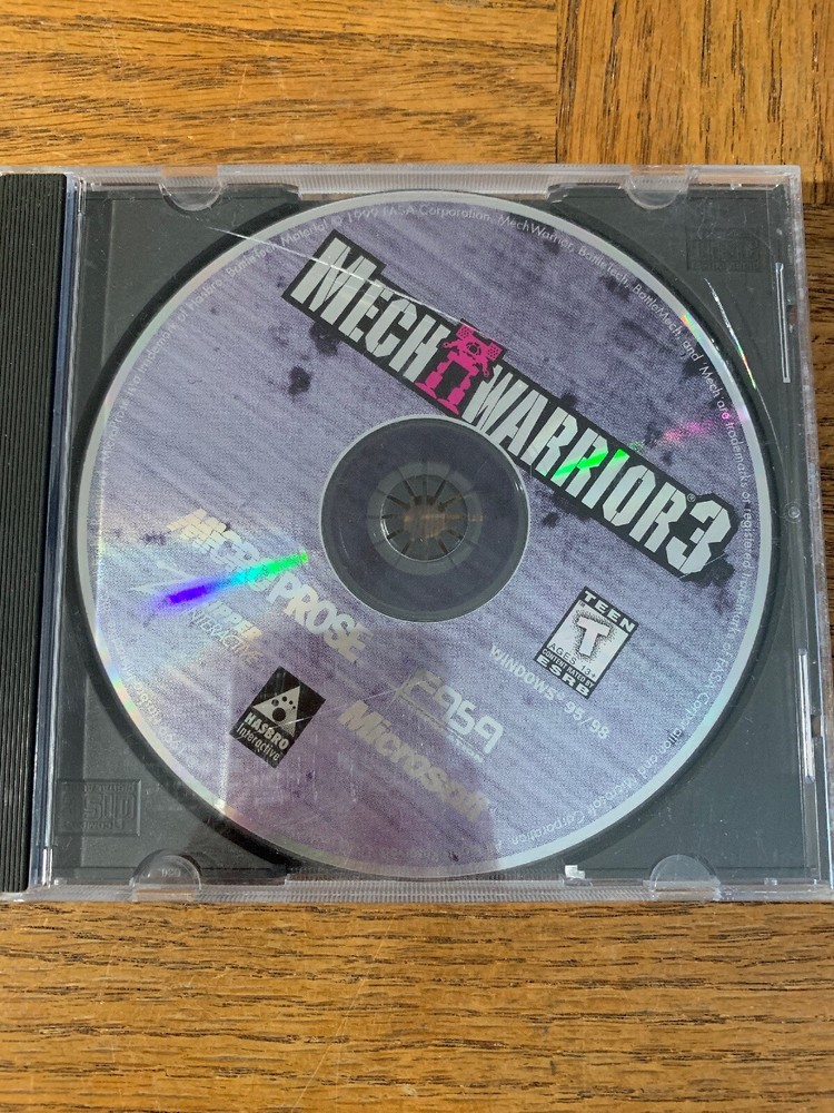 Mech Warrior 3 Computer Software