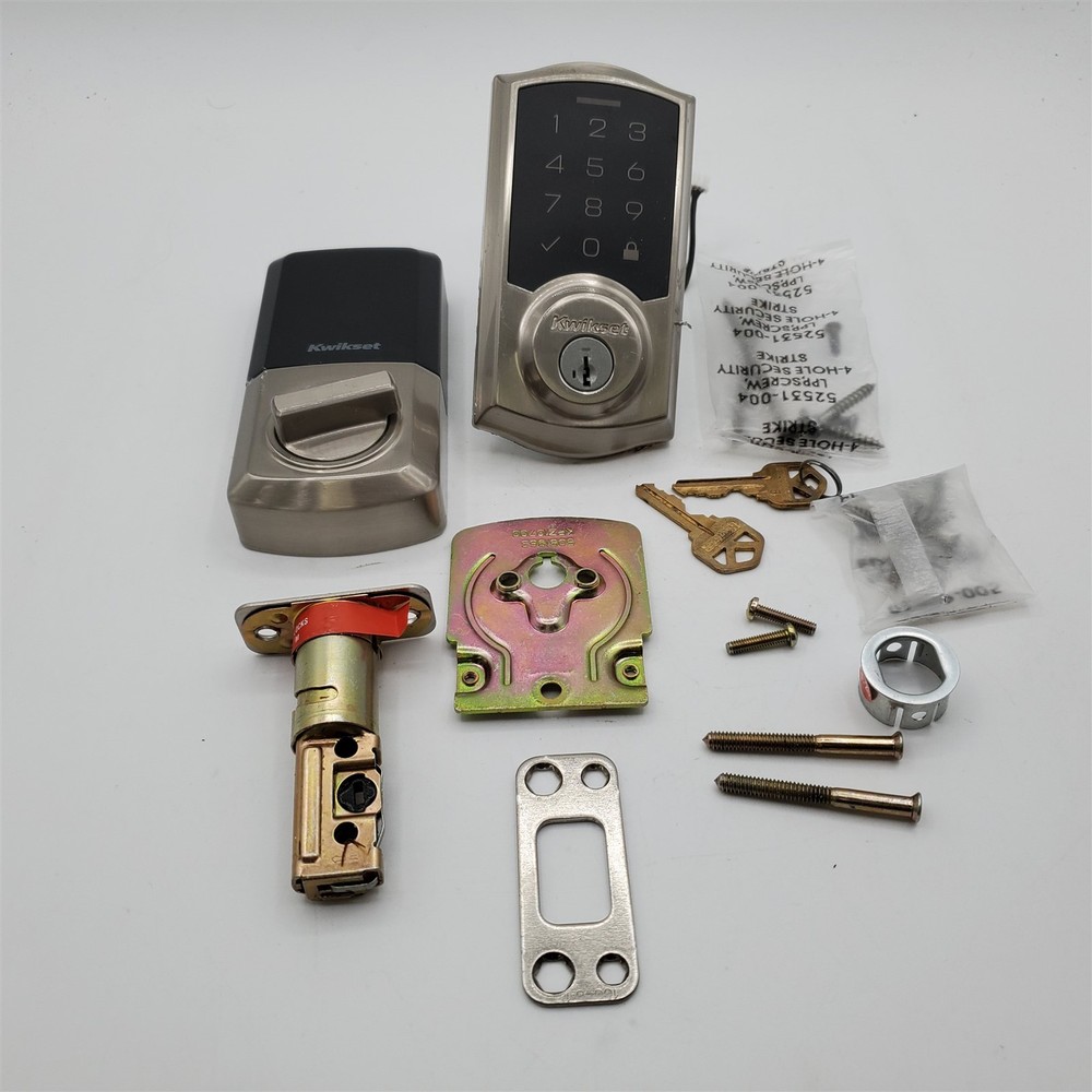 Kwikset SmartCode 270 Keyless Electronic Touchpad Deadbolt, Auto Door Lock