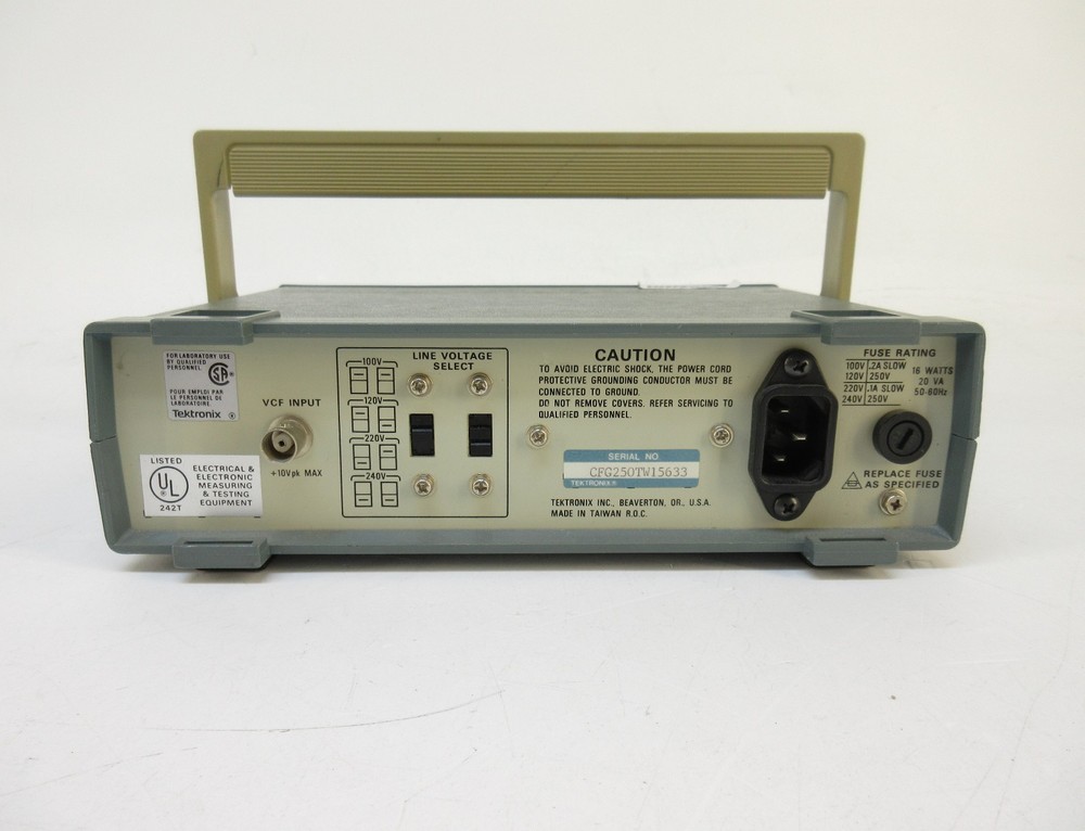 Tektronix CFG250 Function Generator 0.2Hz to 2 MHz