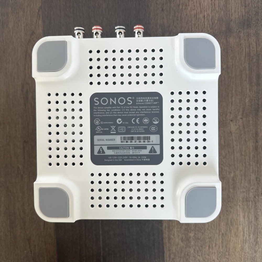 Sonos Connect:Amp - 2nd Gen 2 (Modern Unit S2 App) Wireless