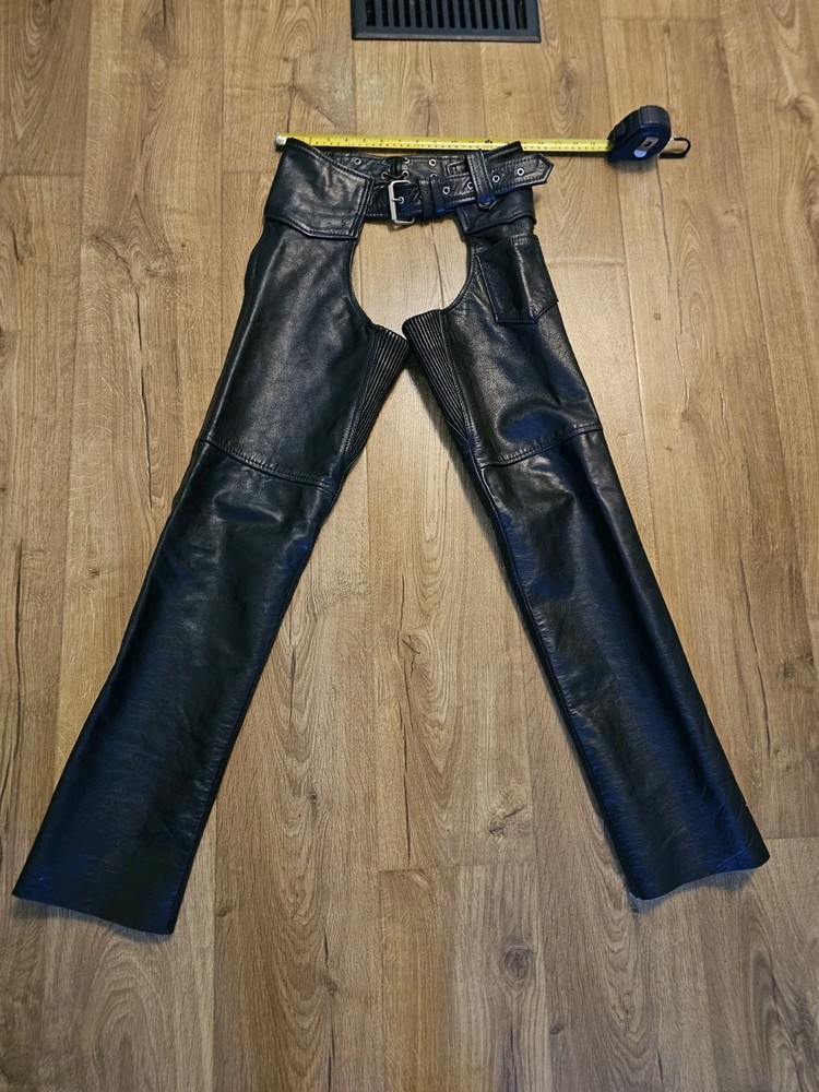 Interstate Leather Chaps Size XXS Adjustable Waist