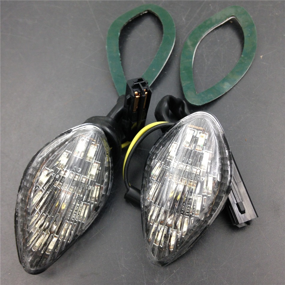 Clear LED Flush Mount Turn Signal for HONDA CBR 1000RR 2004 2005 2006 2007
