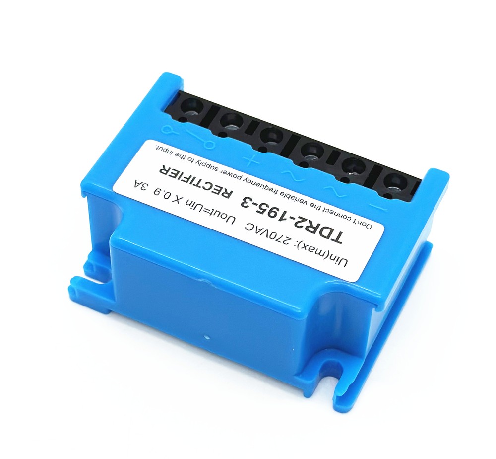 TDR2-195-3 Uin max 270VAC Uout=Uin*0.9 3A full-wave brake rectifier module