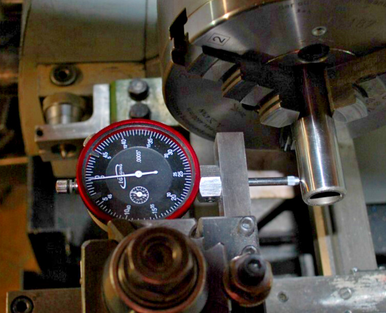 iGaging indicator for tool post mounting & easy lathe setup or checking runout