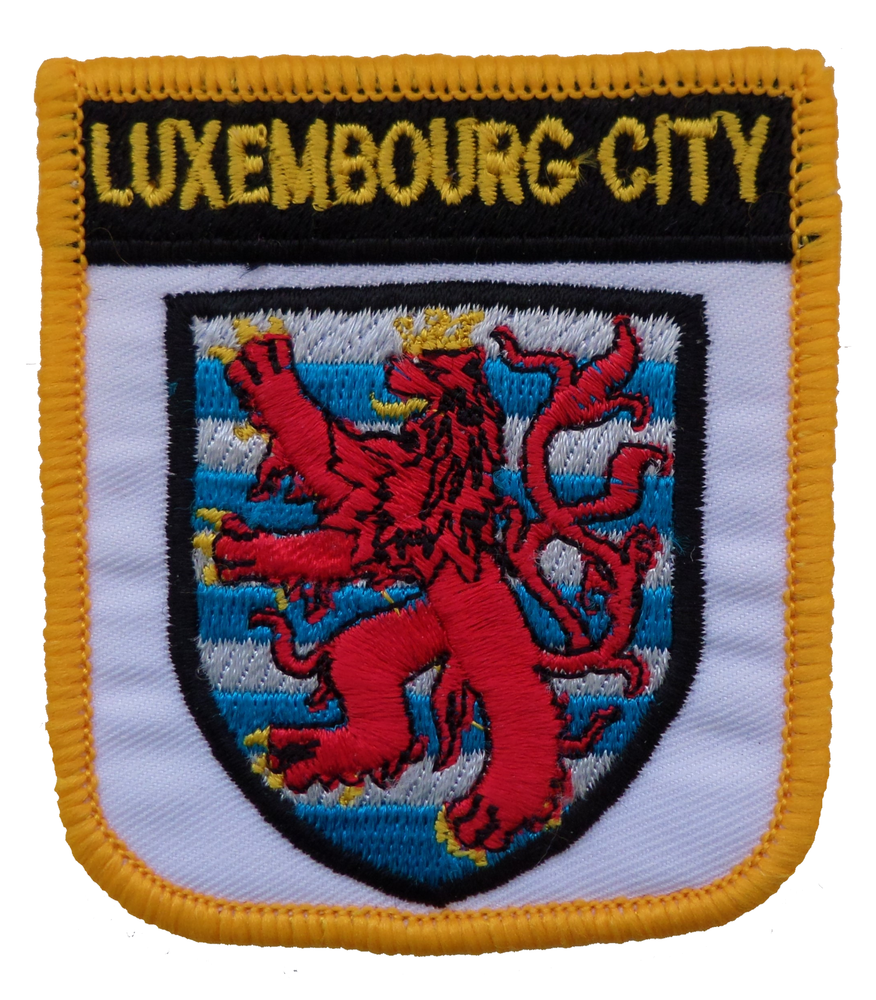 Luxembourg City Luxembourg Shield Embroidered Patch