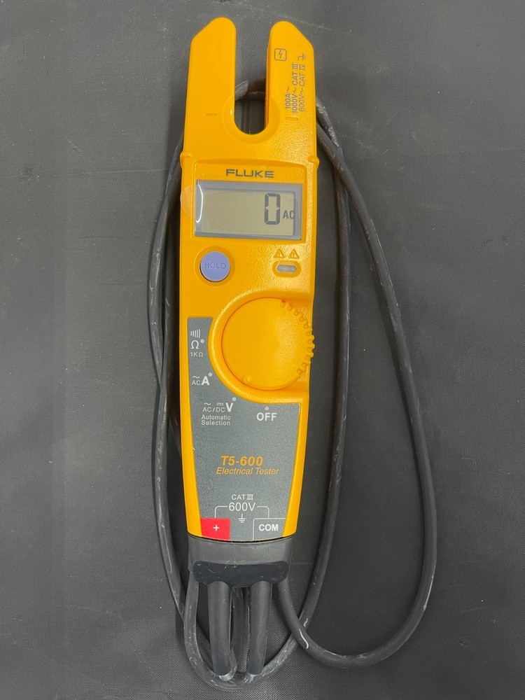 Fluke T5-600 Electrical Voltmeter, Continuity and Current Tester - Open Box