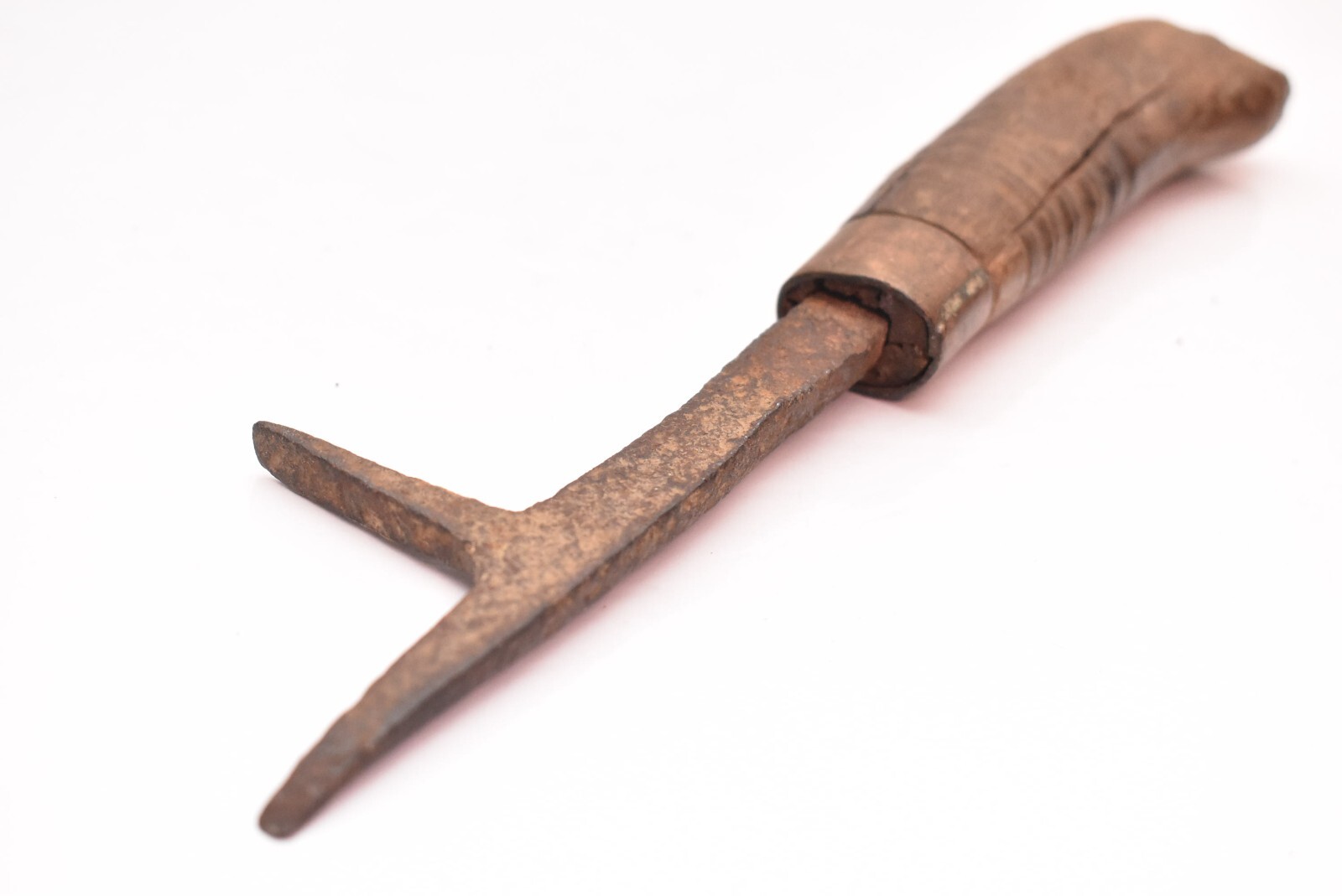 Northwest Coast Native American Inuit Seal Blubber Boat Hook FIGURAL ARTIFACT