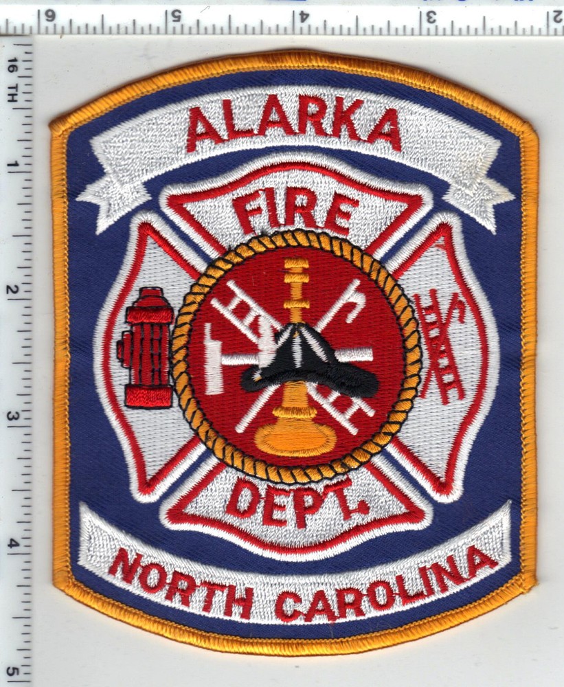 ALarka Fire Dept (North Carolina) Shoulder Patch from the 1980's