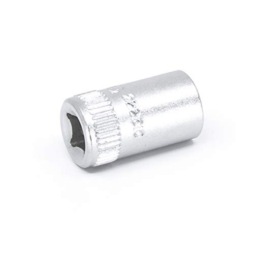 Genius Tools 222510 1/4" Dr. 10mm Hand Socket One Size, Silver