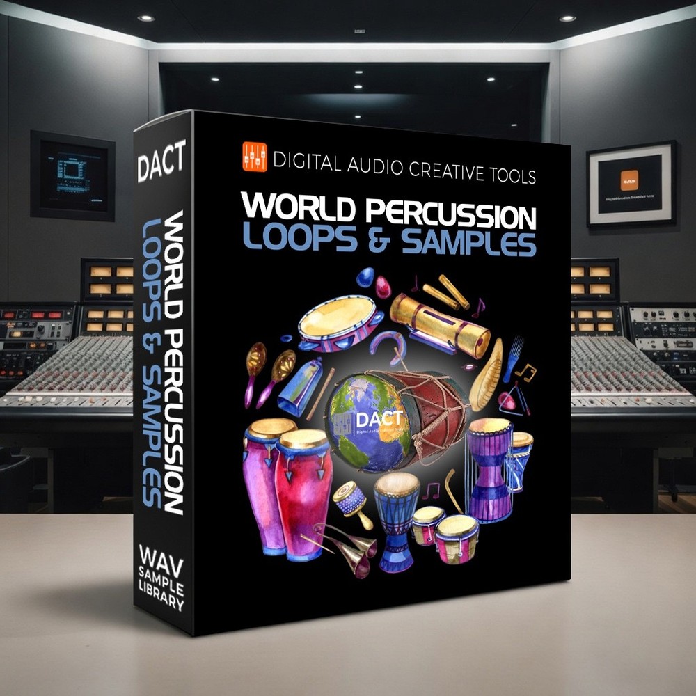 World Percussion Loops & Samples Library (Instant Delivery)