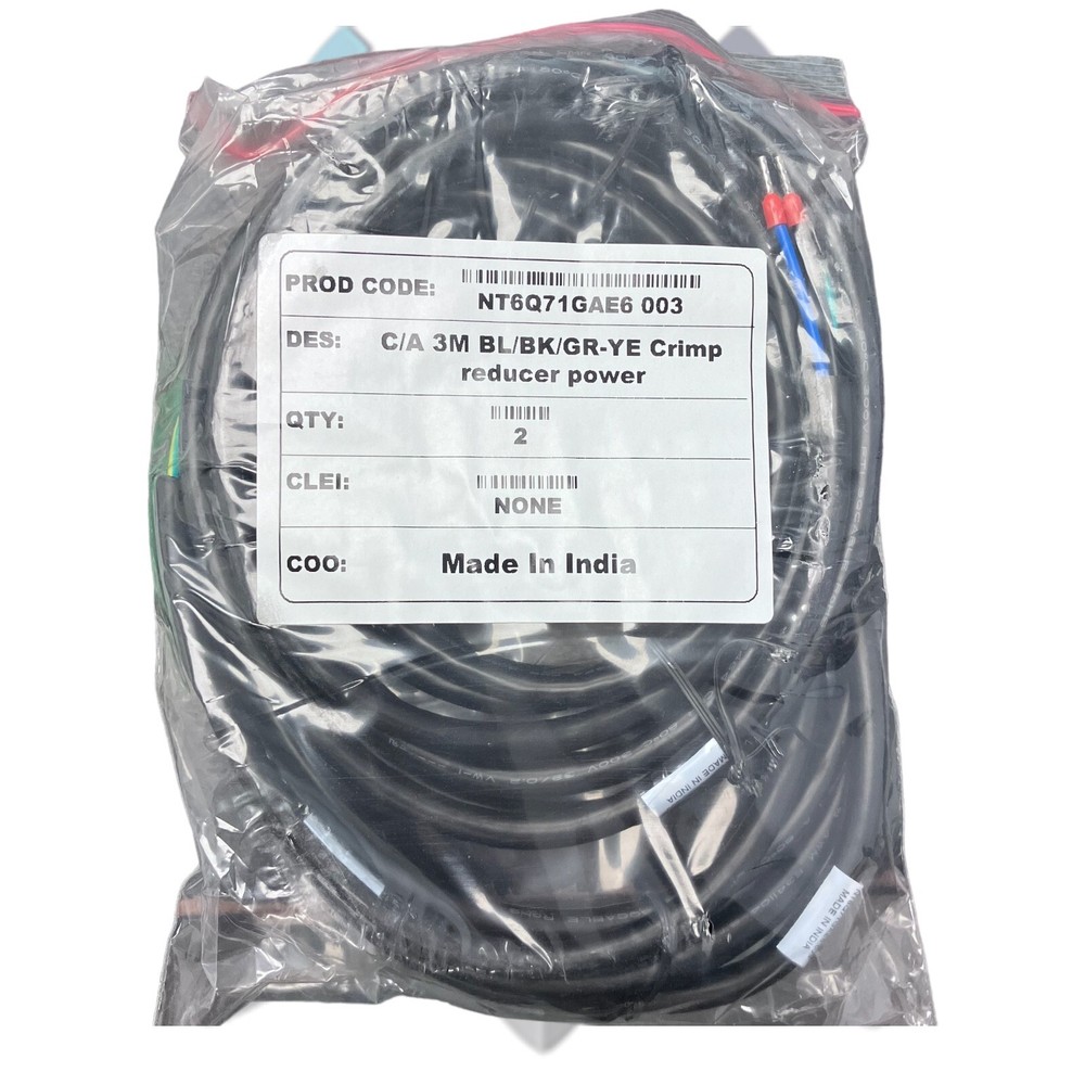 Ciena, NT6Q59AAE6, OME6110 DC Cable Kit 3M, *AF12623*