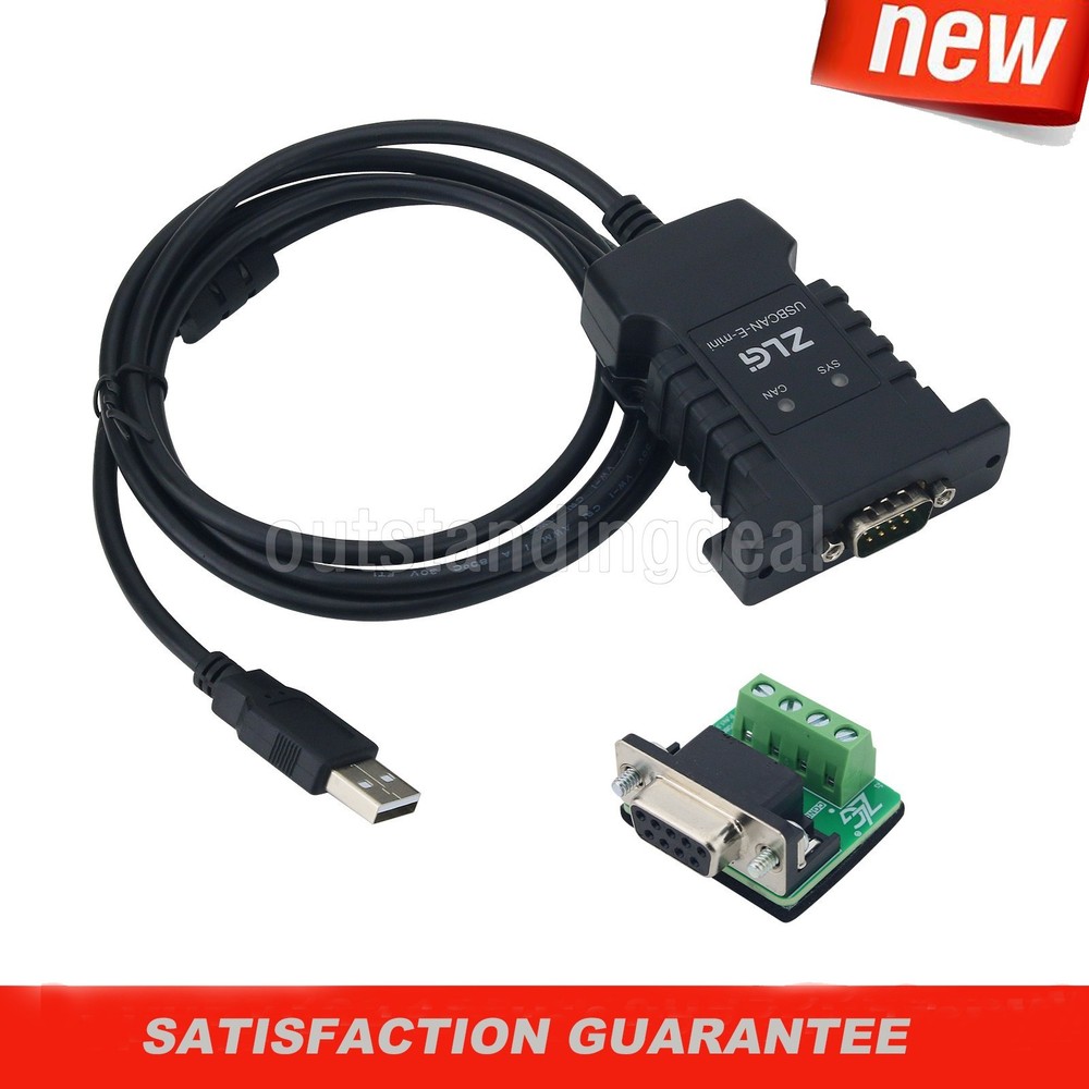 ZLG USBCAN-I-mini USB CAN Analyzer USB to CAN Adapter for Linux System os67