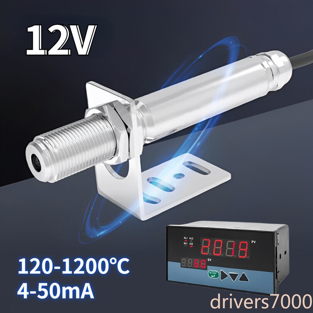 12V Controller Infrared Thermometer Sensor Non-contact Industrial Temperature