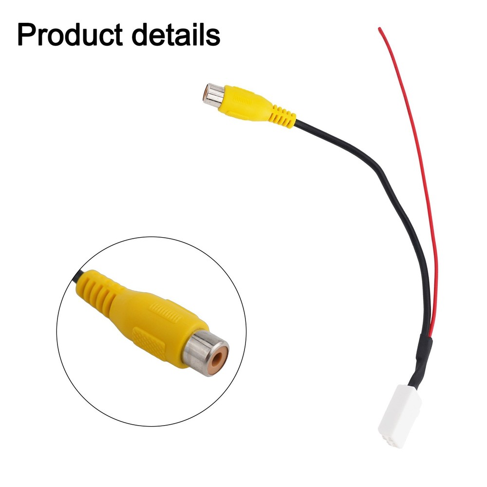 Camera Cable Input Adapter 4pin Reversing Camera Back Up Reverse Camera