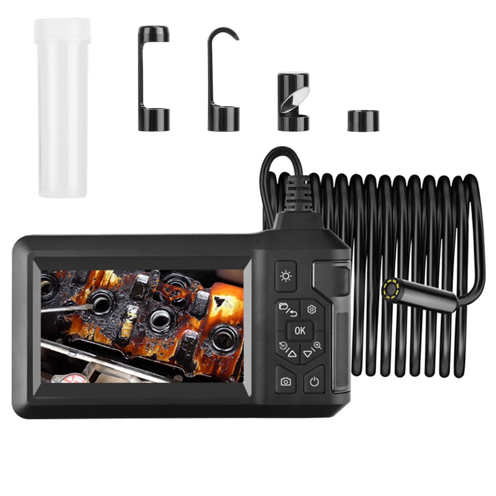 Endoscope Camera w/ Light,Inspection Borescope Camera,Semi-Rigid Cord Bore Scope