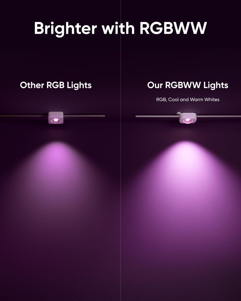eufy Permanent Outdoor Lights E22 50ft String Triple-LED Smart RGBWW APP Control