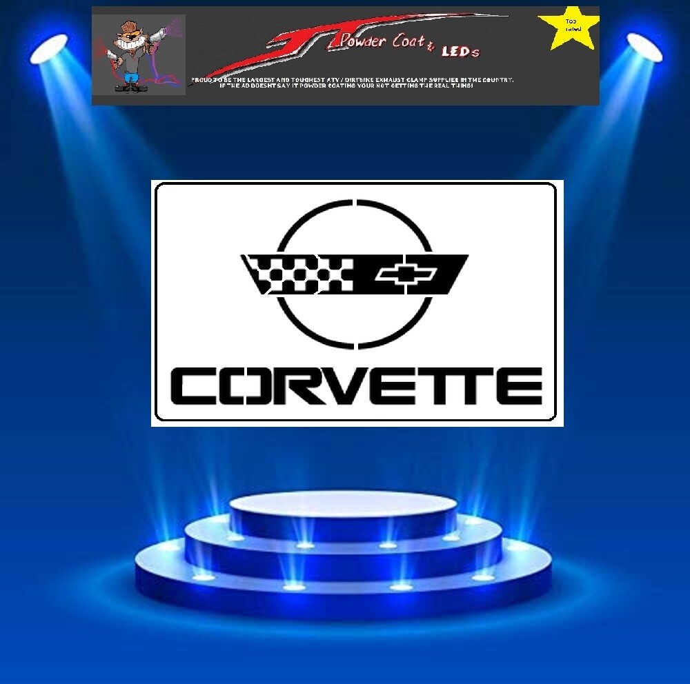 CORVETTE Logo Stencil Template Airbrush Paint  # 8
