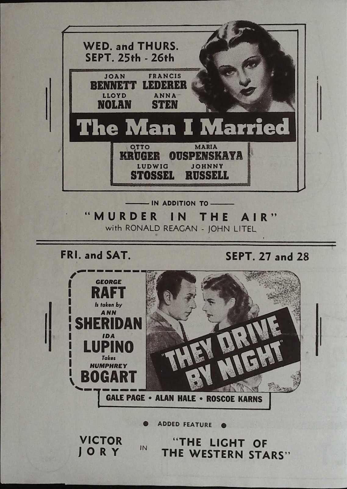 The Mortal Storm Local Theater Herald 1940 James Stewart, Margaret Sullivan!