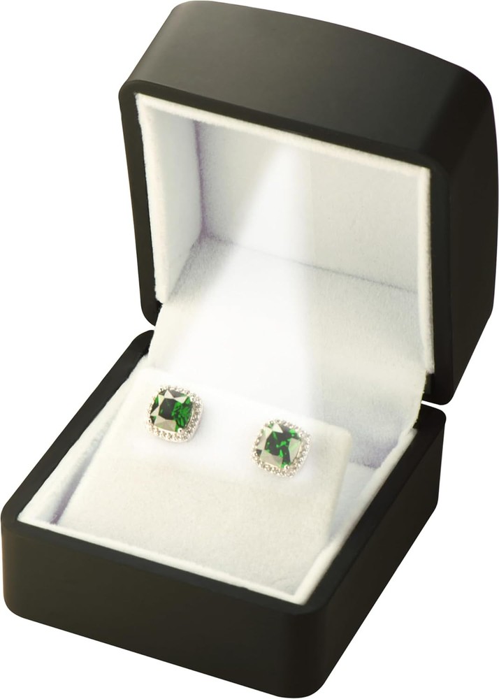 LED Black Earring Jewelry Gift Box for Box(Classical)